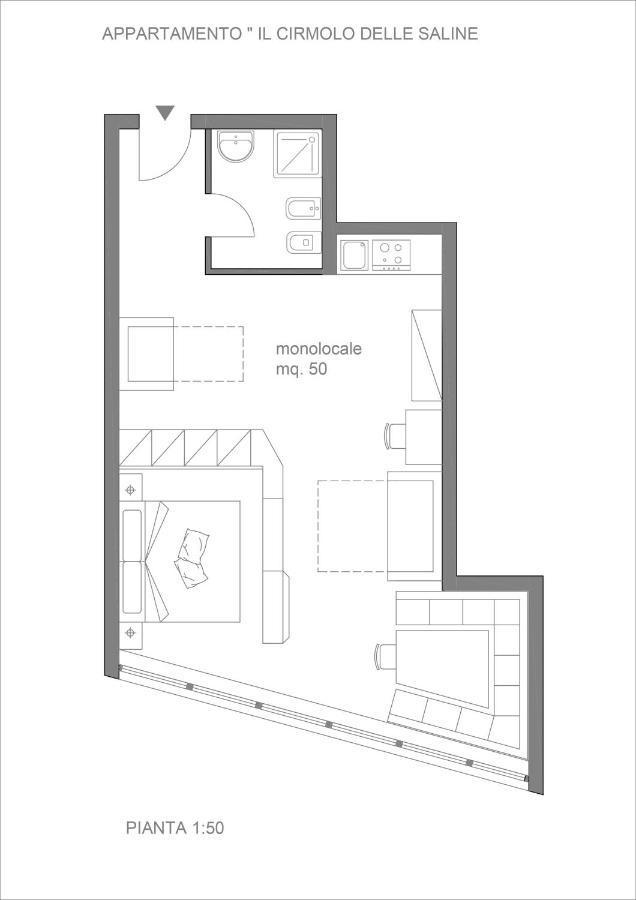 Il Cirmolo Delle Saline Apartment ฟัลกาเด ภายนอก รูปภาพ